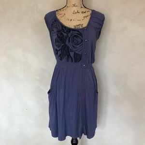 Gentle Fawn rose print pocket dress